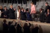 Bundeskanzlerin Angela Merkel und ihr Mann Joachim Sauer kommen zu einem Konzert in der Elbphilharmonie im Rahmen des G20-Gipfels. 