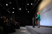 Bundeskanzlerin Angela Merkel bei der Abschlusspressekonferenz im Rahmen des G20-Gipfels.