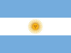 Flagge von Argentinien / Flag of Argentinia