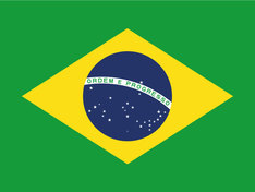 Flagge von Brasilien / Flag of Brasil