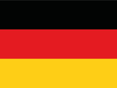 Flagge von Deutschland / Flag of Germany
