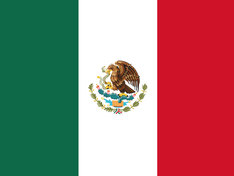 Flagge von Mexiko / Flag of Mexico