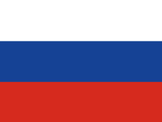 Flagge von Russland / Flag of Russia