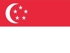 Flagge von Singapur /Flag of Singapore