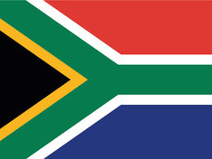 Flagge von Südafrika / Flag of South Africa