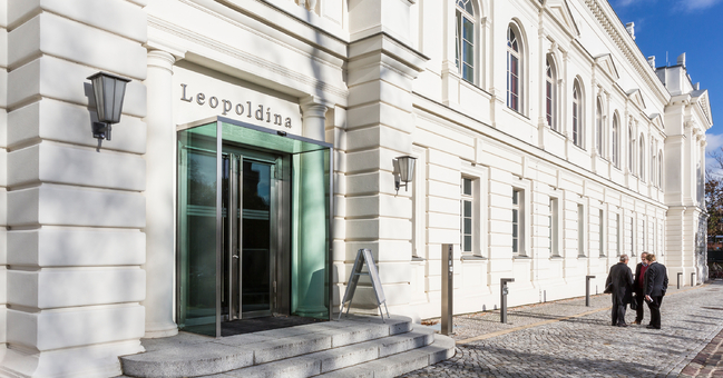 The outside of the main Leopoldina building