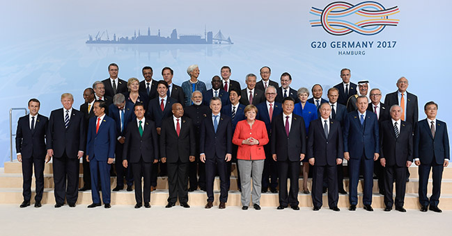 The G20 summit kicked off with the traditional family photo